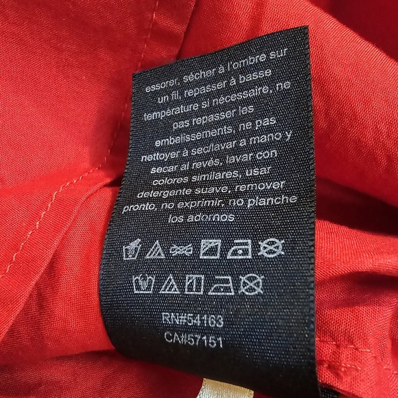 Tommy Hilfiger Love You More Sparkle Heart Small Button-down Red Preppy - Picture 7 of 8